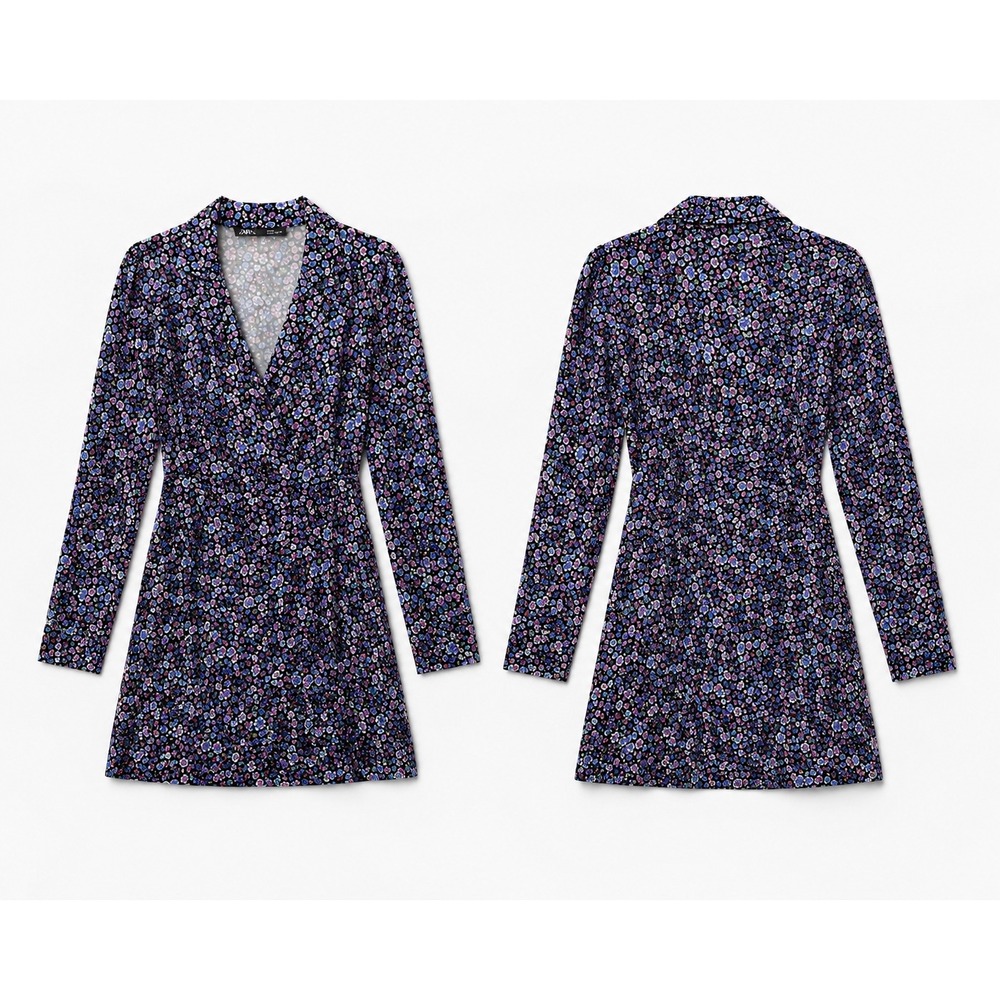 Zara Floral Dress Boho‎ Chic Size Small - Picture 6 of 6